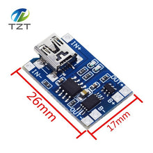 Load image into Gallery viewer, TZT type-c / Micro USB 5V 1A 18650 TP4056 Lithium Battery Charger Module Charging Board With Protection Dual Functions 1A Li-ion